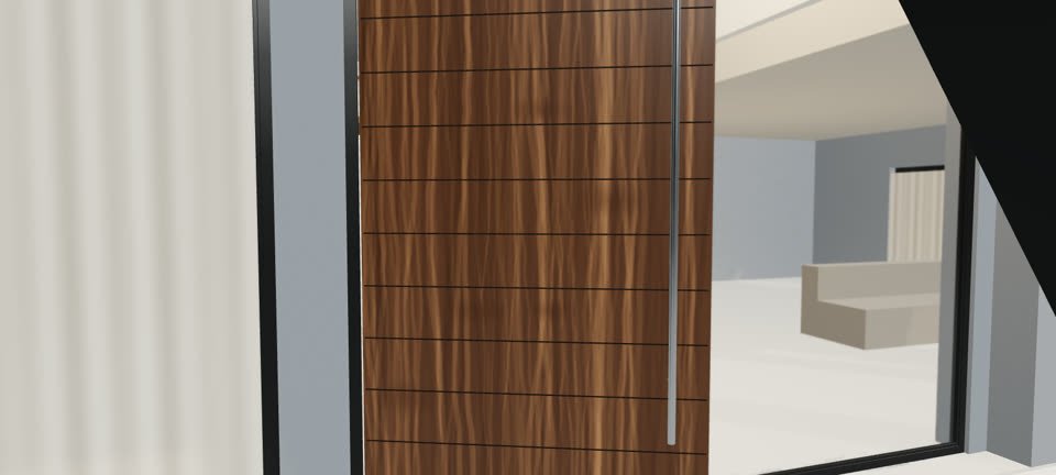 Porta pivotante